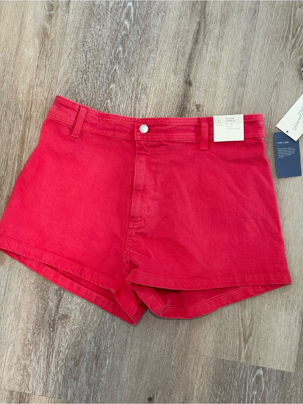Universal Thread Bright Red High-Waist Women's Shorts